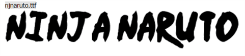 Fonte Naruto