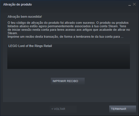 LEGO® The Lord of the Rings está de graça! Licença STEAM