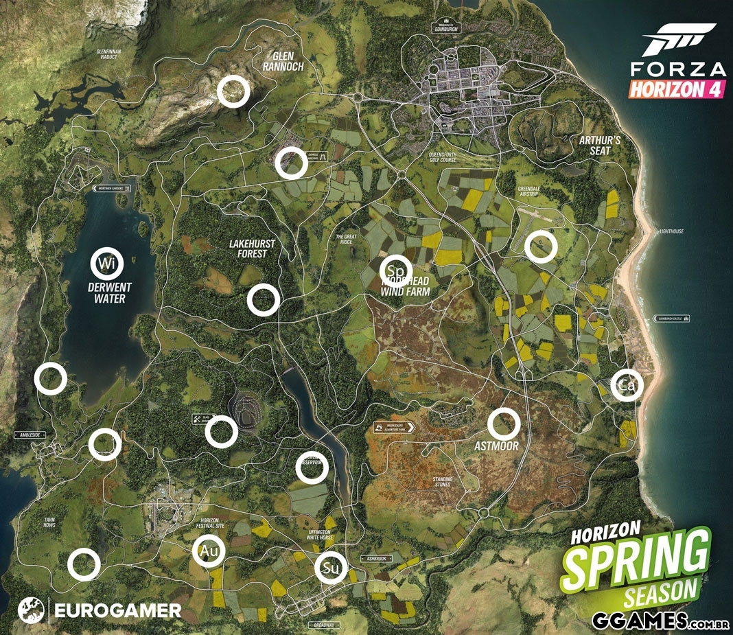 Lista de carros Abandonados do Forza Horizon 4