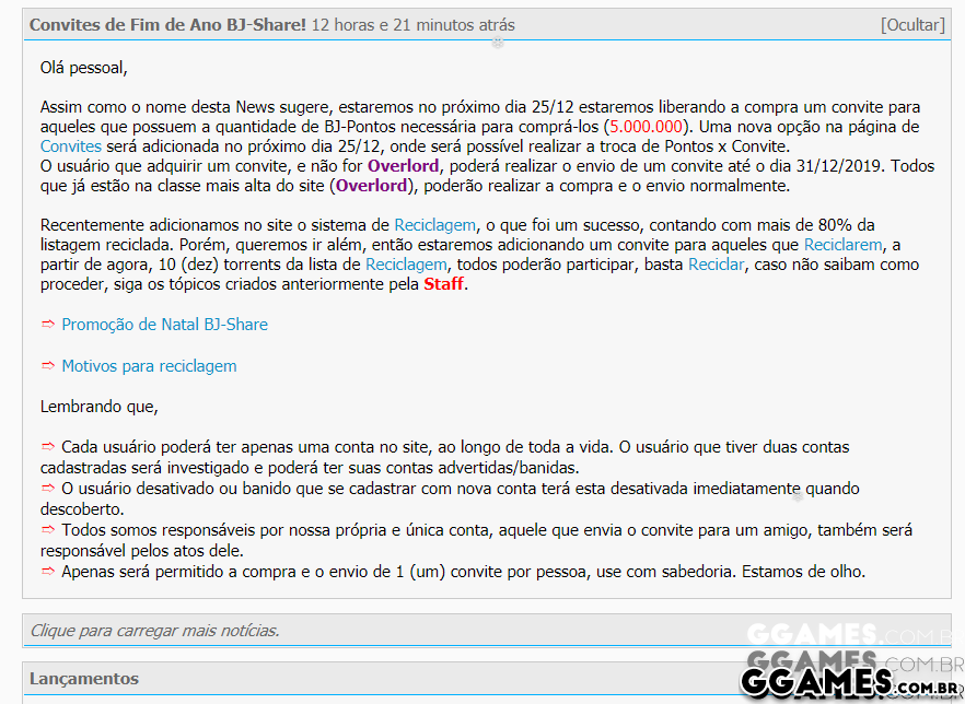 BJ Share vai facilitar a vida para conseguir convites nesse Natal! Saiba da Novidade!