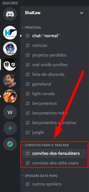 ShaKaw com Convites pelo Discord