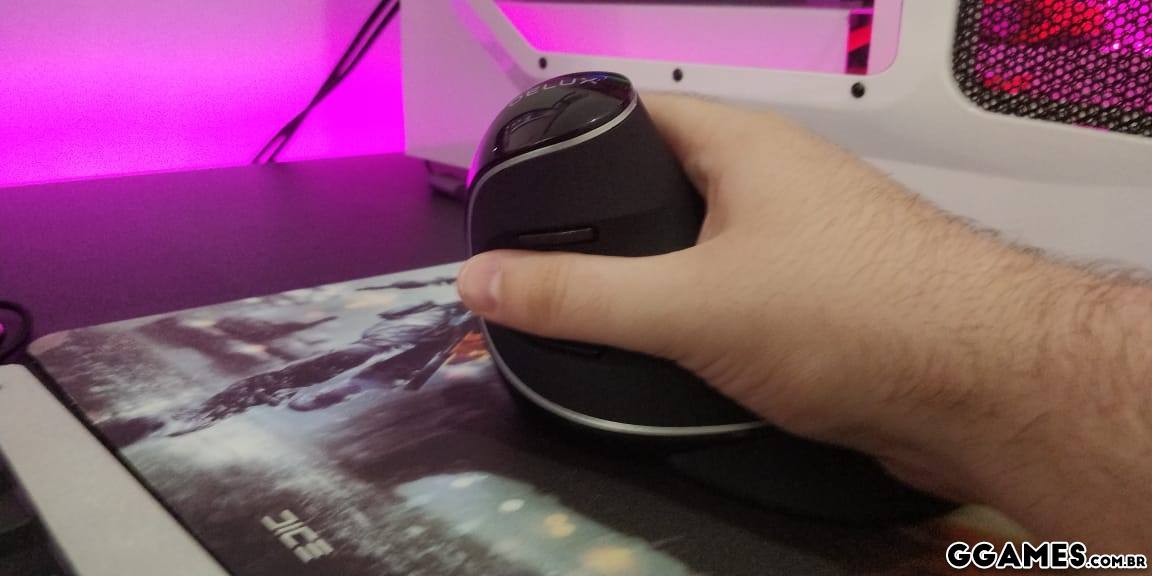 Unboxing do Mouse Vertical Delux M618 Wireless