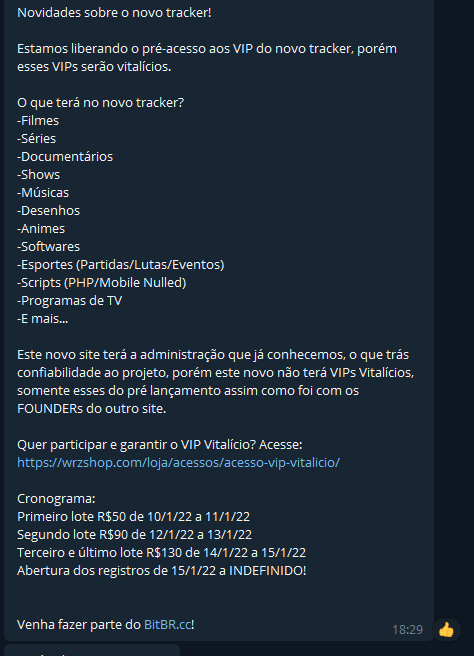BITBR.CC - Novo Tracker Privado Brasileiro